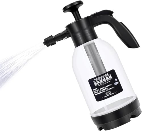 EHOTER Spruzzatore a schiuma per auto, bottiglia spray portatile a pressione da 2 l, nebulizzatore a pressione per la pulizia dell'auto, lavaggio auto, irrigazione delle piante da giardino e interni