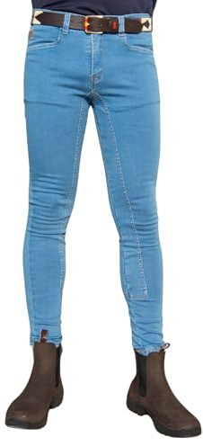 Los Nietos Pantalón Breeche Jeans Talla 44 | Color Jeans Piedra | Equipamiento para el Caballo | Producto de Guarnicionería para Hípica y Doma