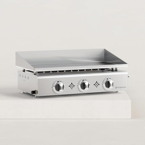 Vivaplancha Gasgrill, Pimientos, Edelstahl, 3 Brenner, 7,5 kW