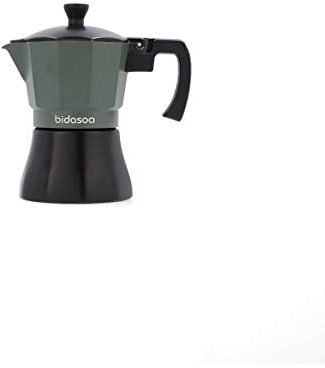 Bidasoa VERA - Cafetera verde Aluminio 3 Tazas