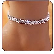 Ankle Bracelets for Women Waterproof Tennis Rhinestone Anklets for Women Butterfly Heart Star Cross Anklet Bracelet for Women Plus Size Anklet Bracelets for Big Ankle Beach Foot Jewelry (1 - simple style)