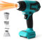 Akku-Heißluftpistole Kompatibel für Makita 18V Akku(ohne Akkus und Ladegerät),380-400℃ Professional Akku Heißluftfön mit 3 Düsen und LED-Beleuchtung,für Autofolie,Entlacken, Schrumpfen (ohne Akkus)