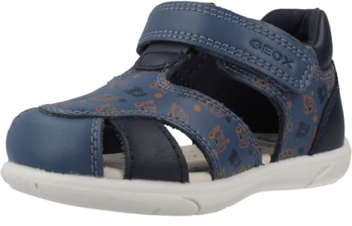 Geox Sandalia para bebé B ZAPITO Boy, AVIO/Navy, 24 EU