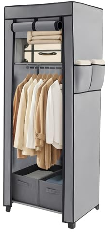 Canvas Wardrobe 161 * 59 * 45cm, Wardrobes for Bedroom, New Base Design
