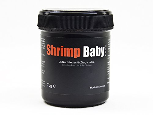 GlasGarten Shrimp Baby Food | 70g – Feinfutter für Babygarnelen Aufzucht, schonend hergestellt & zu 100% konglomeriertes Staubfutter, mit 100 ppm Astaxanthin für Farbenpracht