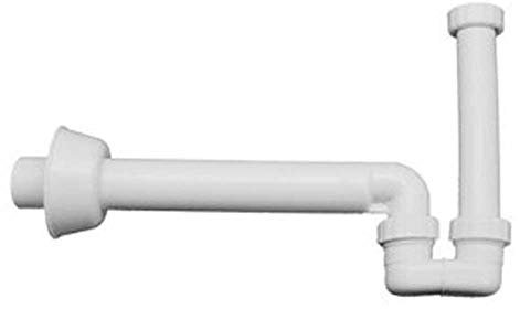 OLI 371-V900191 Sifone per Scarico Bidet in PP bianco1 1/4 40mm, Multicolore