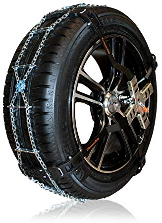 Weissenfels AUTOMATIKA N892 Schneeketten, zugelassen, 1 Paar, empfohlen für mittlere und große Autos, Geländewagen und Crossover, NM91N892STD