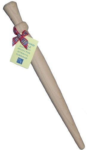 D & C supplies Scottish Gift's - Spurtle - Turned Beechwood Porridge Spurtle uk gift's