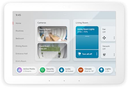 Echo Hub (Newest gen) | 8 smart home control panel | Compatible with thousands of devices, with Alexa+ Early Access