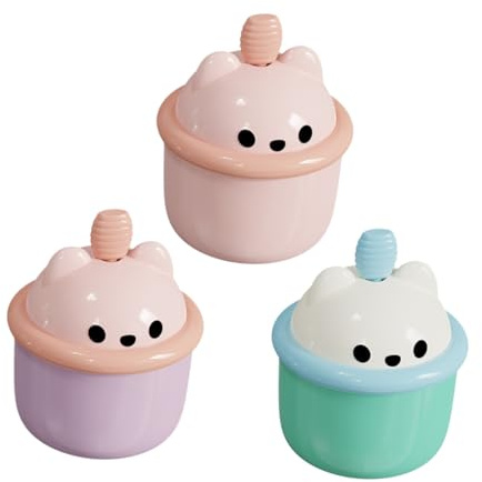 Beavorty Botella con de Espuma de Dibujos Animados Limpiador Facial Generador de Burbujas 3 para Una Limpieza Facial Suave