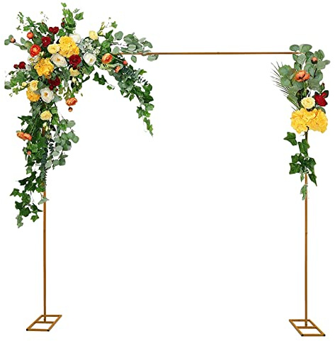 Arco de boda de metal, soporte de fondo de 3 m, soporte de decoración de boda, arco de uva, arco de rosas de metal para bodas, aniversarios, fiestas de cumpleaños