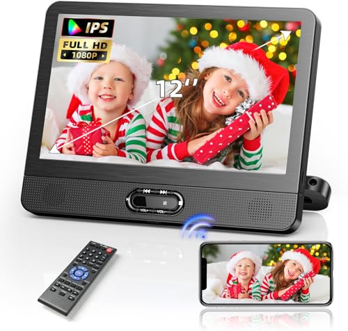 Arafuna Reproductor DVD Portátil 12 para Coche con Pantalla HD
