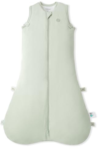 momcozy Saco de dormir bebé 1.5 TOG de bambú, diseño saludable para la cadera (IHDI), cremallera doble para cambio fácil, ajuste SnapFit, suave y transpirable, 0–24 meses