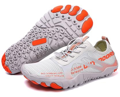 FANSU Chaussures de Plage Pieds Nus avec Semelle Souple, Chaussons Aquatiques à Séchage Rapide pour Natation, Surf, Yoga et Activités Nautiques, Confort Extensible Unisexe