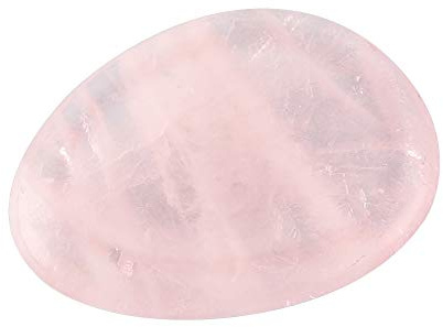 Pierres précieuses Pouce Chaleur Chakra Reiki Guérison Poche Palm Cristal Pierre Cristal Thérapie Géométrie (Quartz rose)