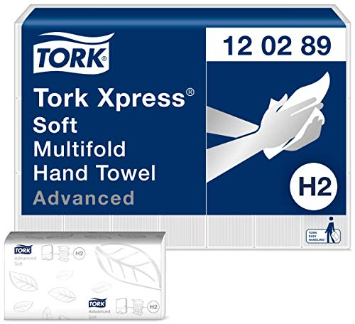 TORK 120289 Xpress Multifold Advanced Papierhandtücher (L x B) 25.5cm x 21.2cm Weiß 21 x 180 Bl./P