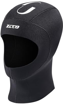 ZCCO Bonnet de plongée en néoprène 3 mm pour garder au chaud, durable, extensible pour plongée sous-marine, surf, kayak, natation, voile, canoë, équipement de pêche (3 mm, L)
