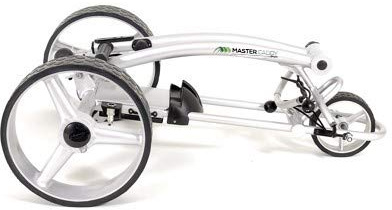 MasterCaddy – Basic Litio Carrello Elettrico Golf in Lega di Alluminio Colore Silver, con Batteria al Litio