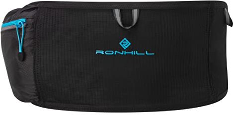 RONHILL Running, OTM Belt, Black/Cyan, O/S
