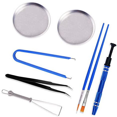 Kit di lubrificazione per tastiera per interruttori per tastiera,8 pezzi contengono estrattore per copritasti,estrattore per interruttori,ecc. Applicare alla tastiera da gioco e alla tastiera