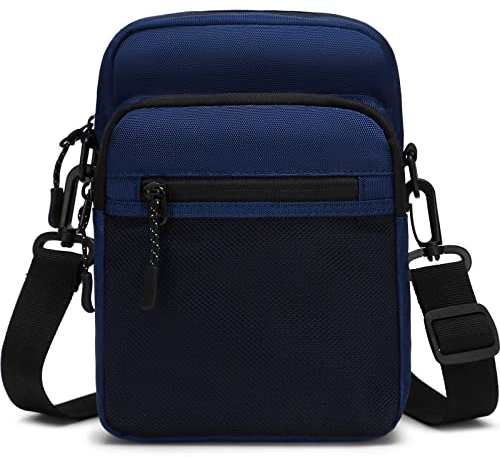 Lohol Klein Umhängetasche für Herren, Schultertasche Messenger Bag Sling Tasche Crossbody Tasche für Arbeit Reise Alltagsleben (Navy blau)