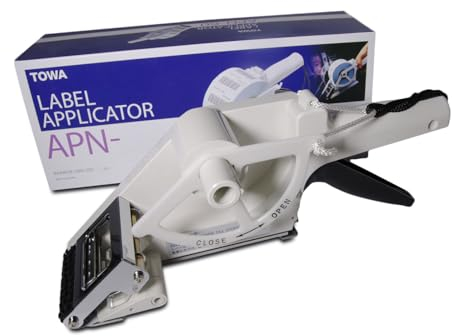 Etikettenspender TOWA APN-60 - der ideale Etikettenabroller für größere rechteckige Etiketten - Handetikettierer von HUTNER