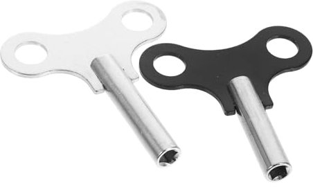 Artibetter 2St Uhrwerkwerkzeuge Aufziehschlüssel aus Stahl Uhrenschlüssel Aufzugsschlüssel austauschen Uhrenteile wecker Tischuhr Wanduhr Schlüssel zum Aufziehen der Uhr robuste Uhrenbeweger