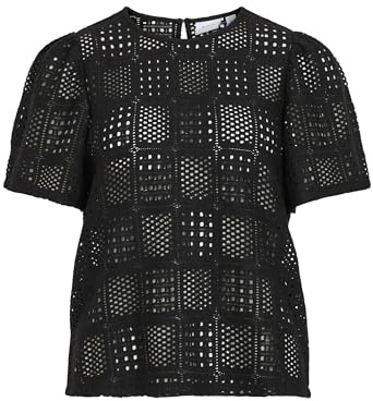 Vila Vinovira O-Neck S/S Top Donna