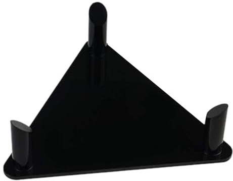 Akryl bollstativ - basketställ, akryldisplay | handsignerad bollspelhållare, triangelstativ för begagnade bollar, komplett bärbar display