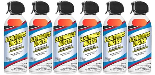 Spray X Compressed A'ir Duster for Electronics, 10 oz. 6 Pack