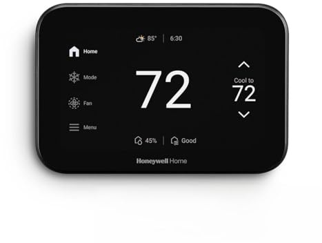 Honeywell Home THX1200B6/U ElitePro S1200 Thermostat, 5, Black