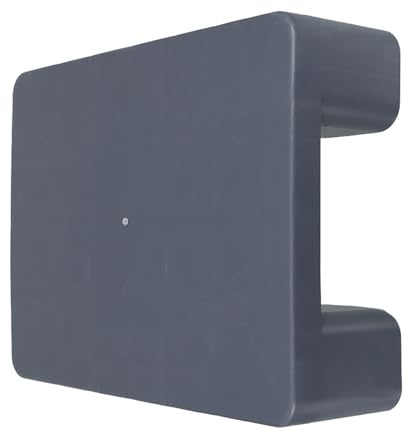 Toddmomy Palet de suelo transpirable y paletas de almacenamiento con ventilación para sótanos y supermercados, plástico, antideslizante, color gris