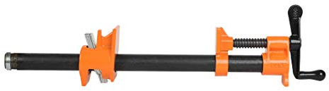 Pony Abrazadera de tubo 50, accesorio para tubo negro de 3/4 pulgadas