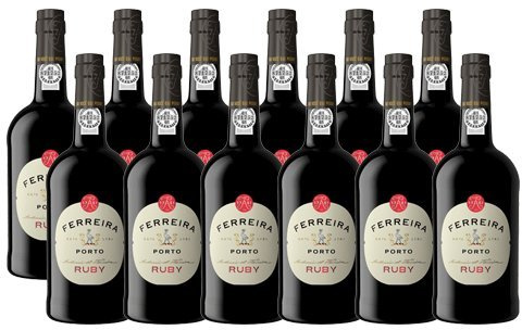 Portwein Ferreira Ruby - Dessertwein - 12 Flaschen