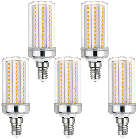 Akynite Lampadina E14, 16 W, luce bianca neutra, 4000 K, 2000 lm, 108 LED, AC 230 V, sostituisce lampadina alogena E14, 150 W, 120 W, non dimmerabile, pannocchia LED E14, bianco neutro, confezione da