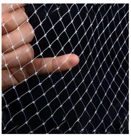 Red Antipajaros Transparente para Arboles Huerto Frutales, Malla Antipajaros, Redes de Caza Pajaros Invisible, Red de Nailon para Protección de Plantas, Frutas, Verduras (Size : 3mx5m)