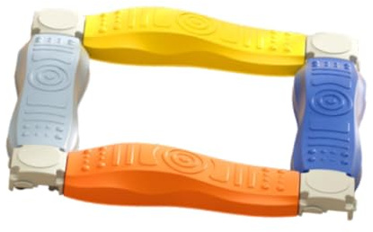 JunZheHub Poutres D'équilibre et Pierres de Gué Colorées pour Enfants, Favorisant Le Développement Des Compétences, Style A