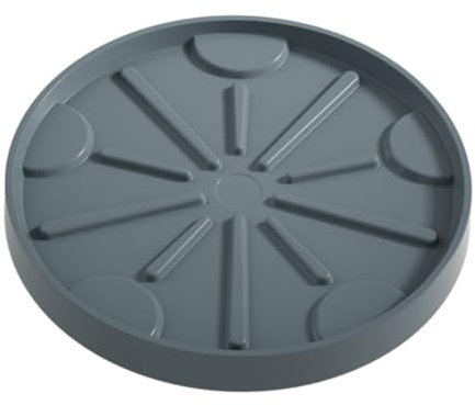 Carrito para macetas con ruedas para uso en interiores y exteriores, carrito de flores para un fácil movimiento y exhibición (16 cm)