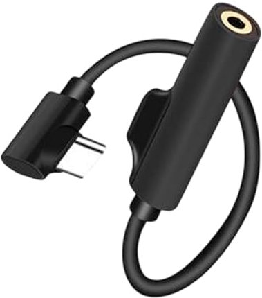 Adaptador de Auriculares - Cable de Audio USB C, convertidor Tipo C, Jack de Audio de teléfono | Adaptador de USB C a 3.5 mm para música y Llamadas, Cable de Carga y Escucha para teléfonos