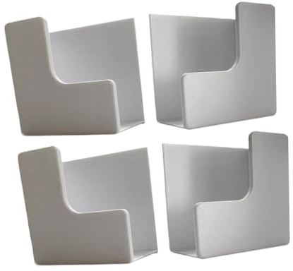 Ｚｉａｌｏｆｉ Supporto per Bilancia Da Parete, Supporto per Riporre Bilance Pesapersone E Digitali, Salvaspazio, Organizer per Bilance Da Cucina, Bianco