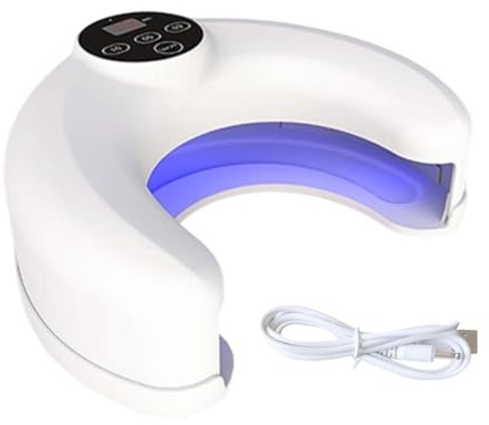 Lámpara LED para uñas | Lámpara UV LED ajustable dedicada a la manicura – Luz de curado gel, para mujeres, niñas, principiantes, casa, viaje, casa