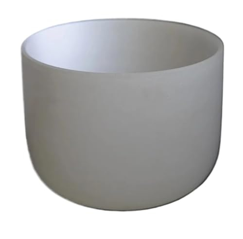 Crystal Singing Bowl, stor skål med meditationstillbehör, klangskålar set, klangande kristallskålar, ljudläkande instrument (6 tum)