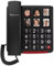 Telefono per Anziani Tasti Grandi Amplificatore Audio 40 Db 6 Tasti Fotografici Programmabili Compatibile Apparecchi Acustisici SLR Volume Forte Led Visivo Chiamata Suoneria Forte Volumi Regolabili