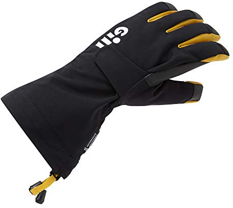 Gill Men's Black Helmsman XX-Large High Performance Waterproof Sailing Gloves