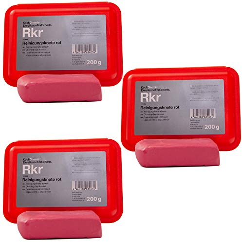 Reinigungsknete rot abrasiv Reinigung Knete Rkr Koch Chemie 3 Stück