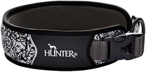 HUNTER Halsung Divo Reflect XL, schwarz/grau