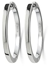 NANA KAY Glamour Girl Creole (small, Silber)