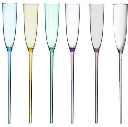 Champagneflöjter – champagneflöjter med guldkant | kristallchampagneflöjt, 6 champagneflöjter utan stjälk, graverade champagneflöjter, bröllop champagneflöjter för, picknick, grillning