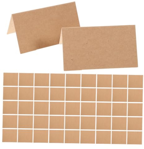 HOMOBABE 100piezas Tarjetas De Asiento Para Bodas Tarjetas De Nombre Para Fiestas Para Decoración De Mesas Color