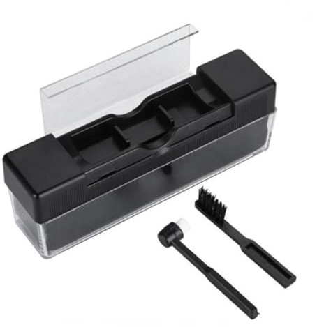 SHINEOFI Spazzola Per Pulizia Giradischi in Vinile Strumento Delicato Antistatico Setola Morbida Resistente Per Cura Dei Dischi in Vinile